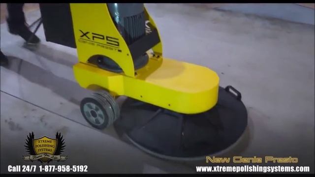 Полировка бетонного пола