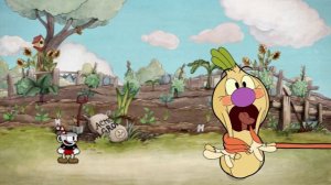 The Cuphead Show Root Pack Fan Made Boss Fight  ( Animation )