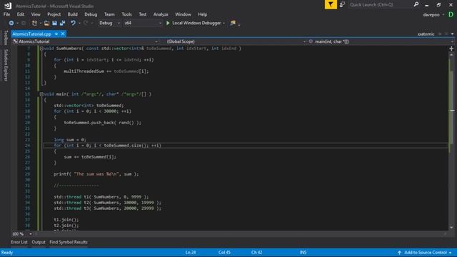 Introduction to C++ Atomic Variables in Multithreaded Programming смотреть онлайн