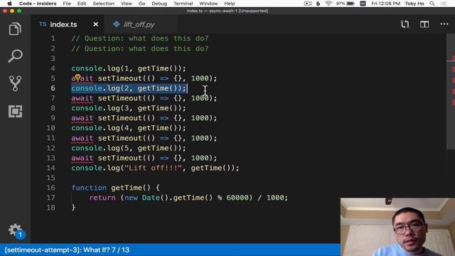 Async Await for Timeouts смотреть онлайн
