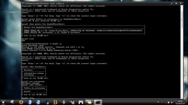 Hak akses Previlage user pada mysql dengan command prompt CLI смотреть онлайн