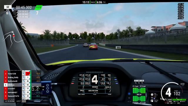 ACC @ Kyalami - 10Tenths Season 6 Round 8(M2) - Race ending crash! смотреть онлайн