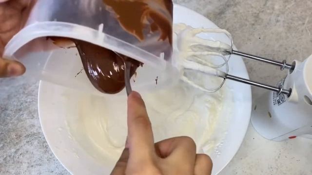 Шоколадно-сливочный крем. Казакша рецепт смотреть онлайн