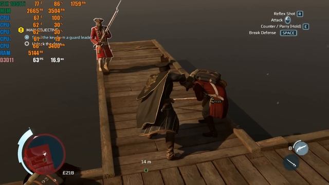Assassin's Creed 3 - Remastered : GTX 1050Ti 4GB + i5 7400 смотреть онлайн