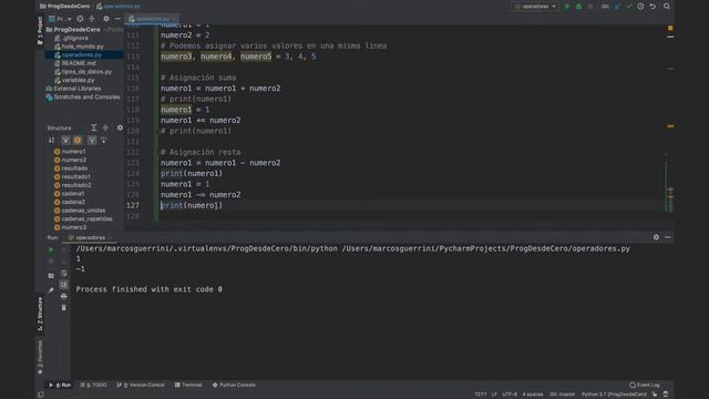 Curso PYTHON PARA PRINCIPIANTES DESDE CERO - #16 Operadores de Asignación смотреть онлайн