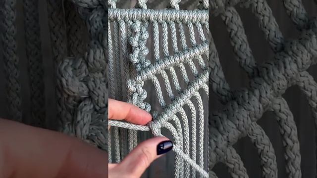 DIY MACRAME CHANDELIER ? Step by step tutorial on my channel ? #macrame #chandelier #diy #craft смотреть онлайн