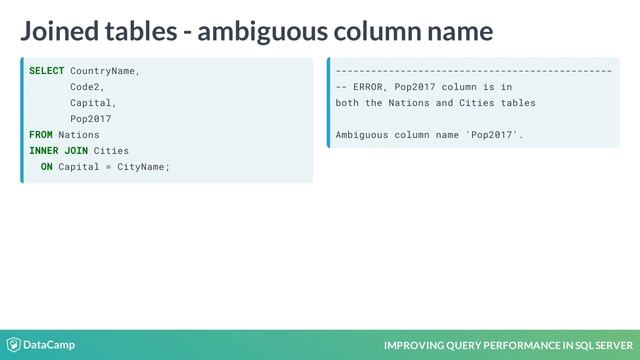 SQL Tutorial: Aliasing смотреть онлайн
