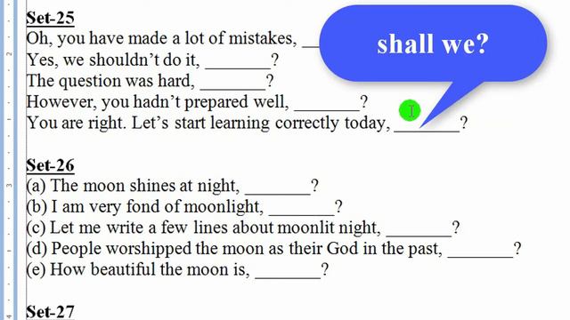 Tag Question: Exercise 21-30 Sets (in Bangla) смотреть онлайн