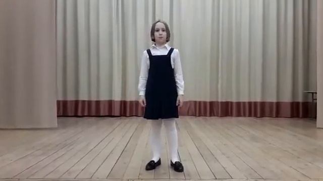 Агния Барто " Качели'. Читает Дарья Шустрова ГБОУ "Школа Новокосино". смотреть онлайн