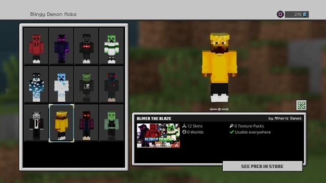 Minecraft blingy demon mobs skin pack review. смотреть онлайн