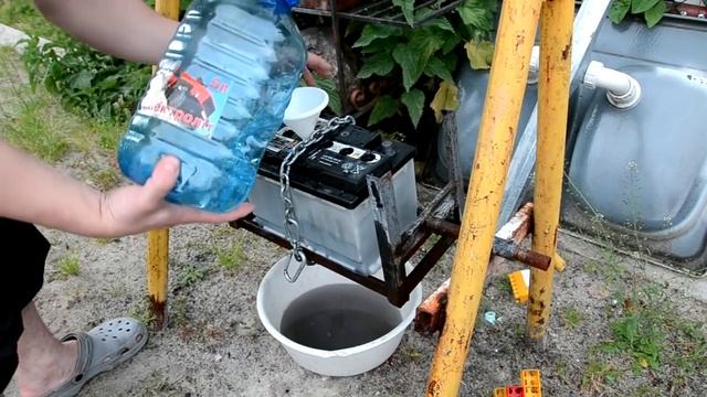 Замена электролита в аккумуляторе ( Replacement battery electrolyte ) смотреть онлайн