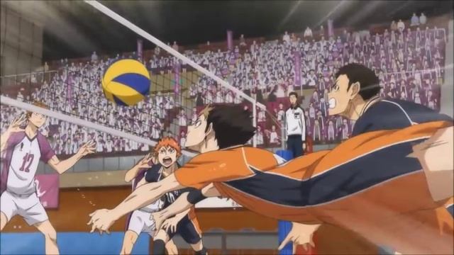 Nishinoya double save ( op late game ) смотреть онлайн