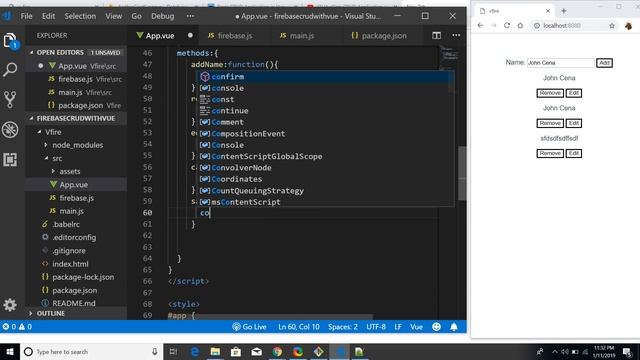 Build a CRUD Application in Vue.js and Firebase (Part-9) Finishing the Editing смотреть онлайн