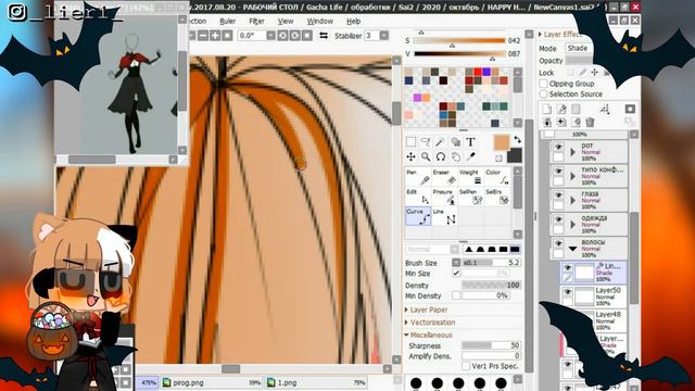 HAPPY HALLOWEEN | SPEEDPAINT | GACHA CLUB смотреть онлайн