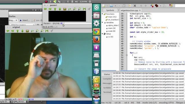 playing with opencv and edge detection смотреть онлайн