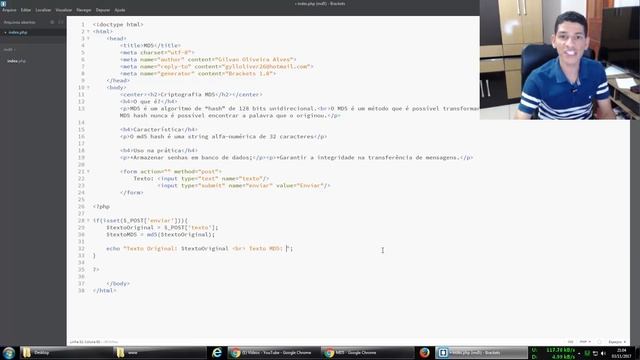 Como Funciona o Algoritmo de Hash MD5 Código em PHP смотреть онлайн