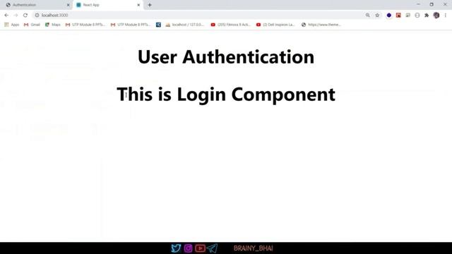 Project - 2 Authentication Part I ll React JS full Playlist 2022 ll Brainy Bhai смотреть онлайн