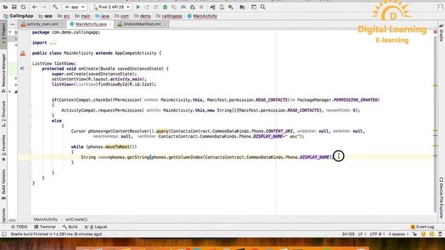 84 Android Contacts Calling App | Online Training Download app from below link смотреть онлайн
