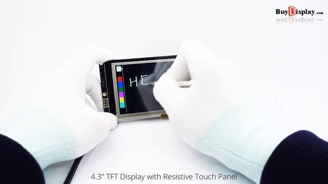 4.3"TFT LCD Display Module Controller Board w/Serial SPI,I2C,MCU смотреть онлайн