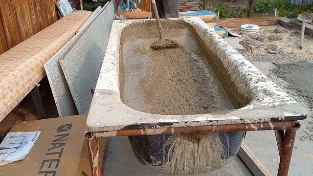 Как самому залить бетонную площадку под садовый шатёр. Часть 1 смотреть онлайн