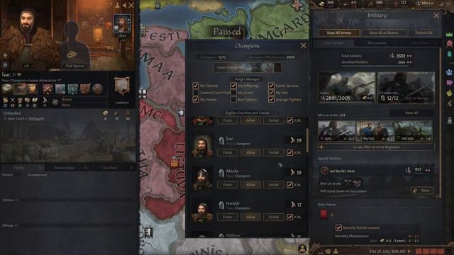 Jarl to King - Rurikid dynasty 1 [modded CK3 roleplay] смотреть онлайн