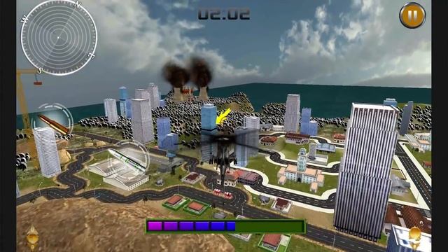 Air Strike Gunship Helicopter - Android Gameplay HD смотреть онлайн