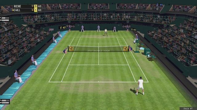 Tennis Elbow 2013 ITST Mod 1.17 Wimbledon 2015 QF Nadal Vs. Tsonga