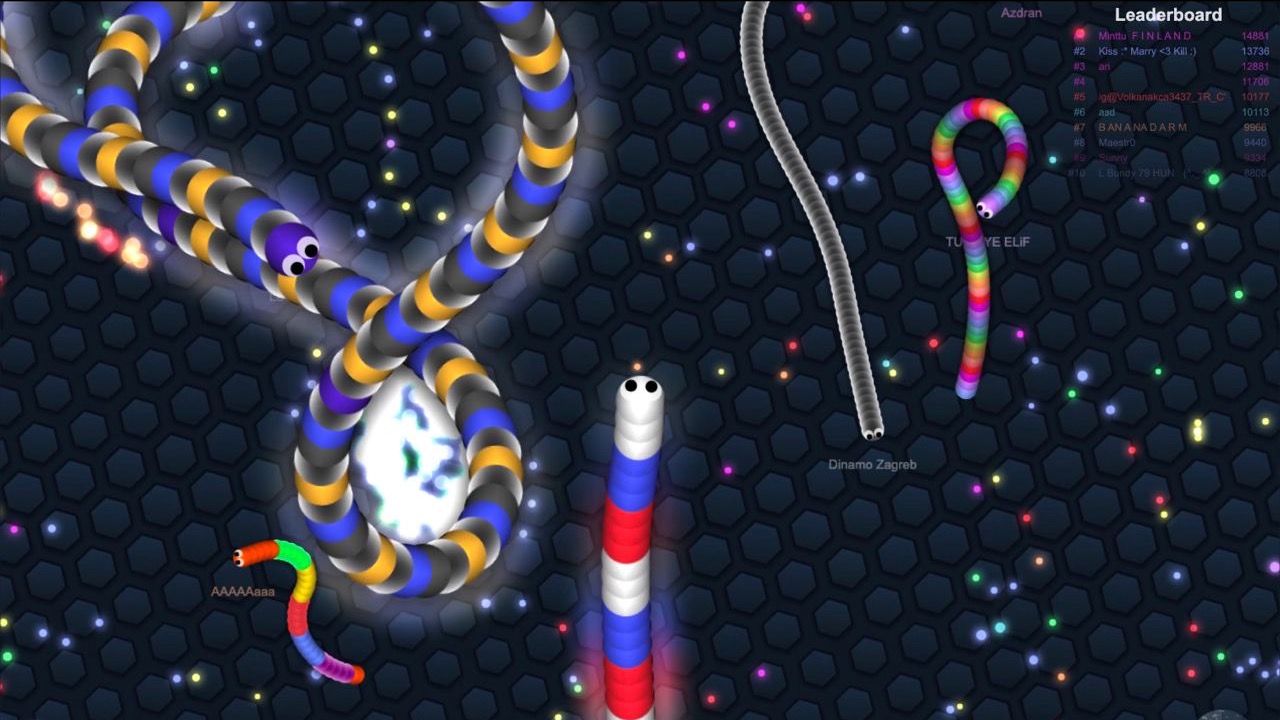 Slither.io просто стрим игры