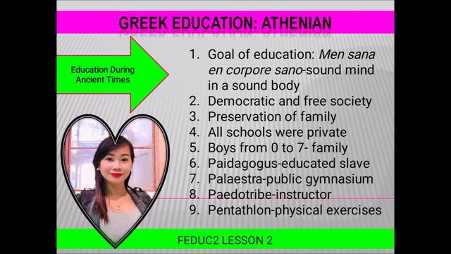 feduc2 lesson2 Ancient Educational Systems смотреть онлайн