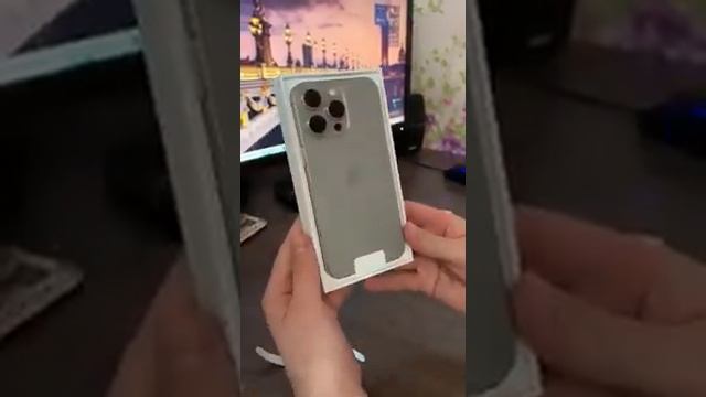 Распаковка IPhone 15 Pro Max 256 GB для рынка Китая, Гонконга и Макао, dual sim, модель А3108 смотреть онлайн