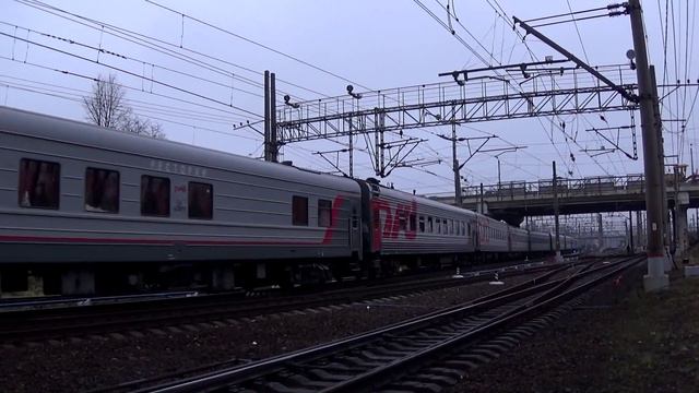 Электровоз ЧС200-010 с поездом №037 «Афанасий Никитин» смотреть онлайн