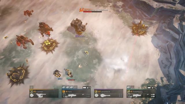 Helldivers - AT-47 Anti-Tank Emplacement vs Hive Lord (Snow) смотреть онлайн