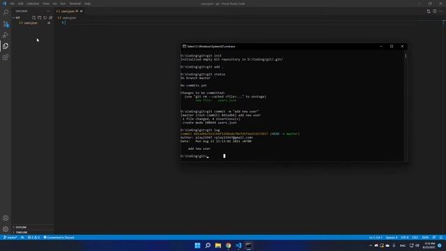 Git (init, add ., status, log, checkout ) #1 смотреть онлайн