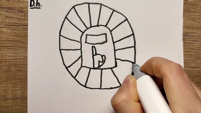 Как нарисовать заставку игры амонг ас. смотреть онлайн
