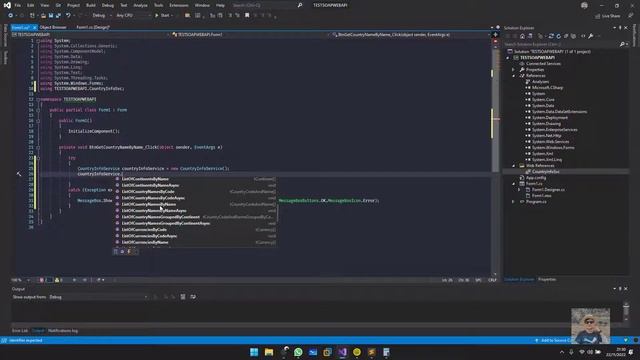 Soap WSDL WEB API C# Visual Studio смотреть онлайн