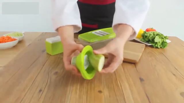 Manual Vegetable Cutter - Mandoline Slicer Manual With 5 Blades! смотреть онлайн