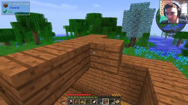 Данжи, драконы и космические шаттлы // Minecraft с модами #1 смотреть онлайн