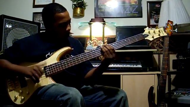 Blooper Take 2 Nice Slap & Pop Bass Groove On My Schecter Stiletto Custom 5 смотреть онлайн