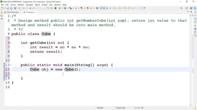 Write a Program to find out the Cube of given number || Java || AKcoder смотреть онлайн