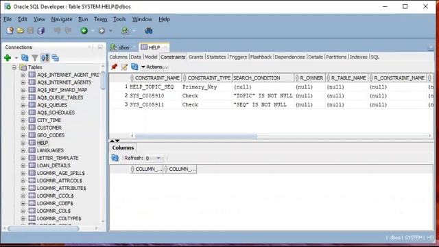 Table Infomation in SQL Developer | Taking tram in Prague смотреть онлайн