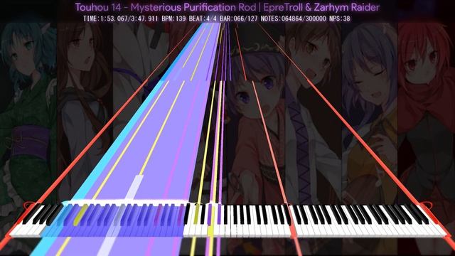 [Black MIDI] Touhou 14 - Mysterious Purification Rod | EpreTroll & Myhrazayn Mafia | 300,000 Notes смотреть онлайн