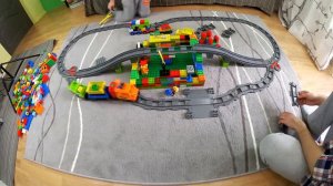 Крушение поезда ЛЕГО - LEGO DUPLO Train 10508 - блог Ильи