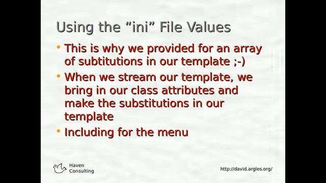 Building a Website 8: menus, ini files and recursion смотреть онлайн