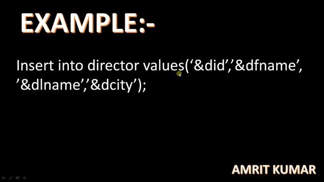 #17 INSERT INTO COMMAND OF ORACLE BY MR. AMRIT KUMAR смотреть онлайн