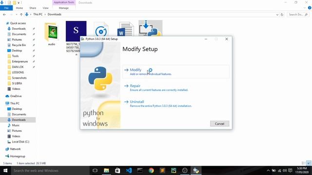 How to Download and Install Python 3.8.3 on Window 10 смотреть онлайн