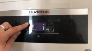buderus настенный котёл сбросить заводской настройки