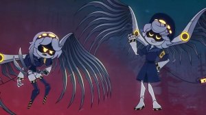 HELLUVA BOSS VS MURDER DRONES (Short Crossover Animation) НА РУССКОМ (ОЗВУЧКА)