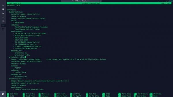 Tube Archivist: A Self-hosted YouTube Archiver Using Docker