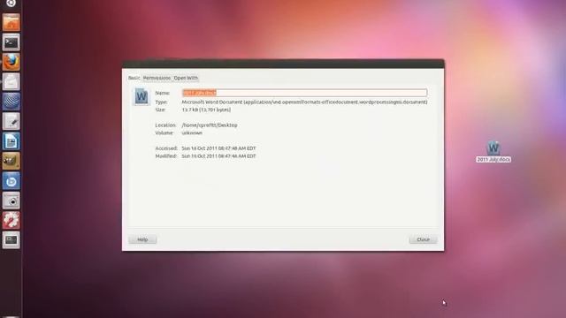 Ubuntu 11.10 - Opening .docx files смотреть онлайн