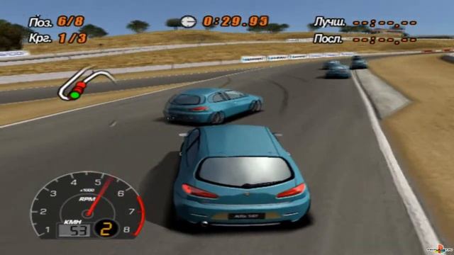 (PS2) S.C.A.R. Squadra Corse Alfa Romeo (Multi5+Russian) (SLES-53320) Gameplay смотреть онлайн